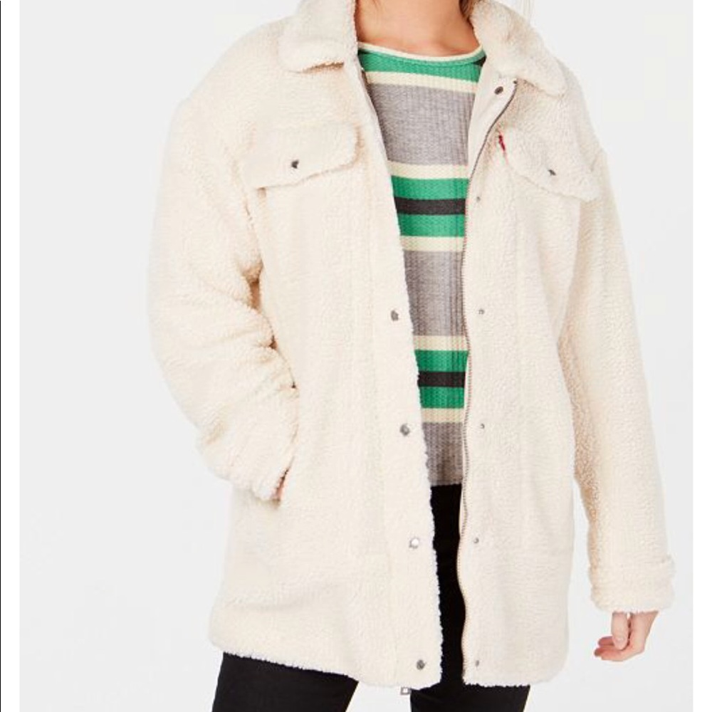 Levi’s Sherpa Oversized Trucker Jacket